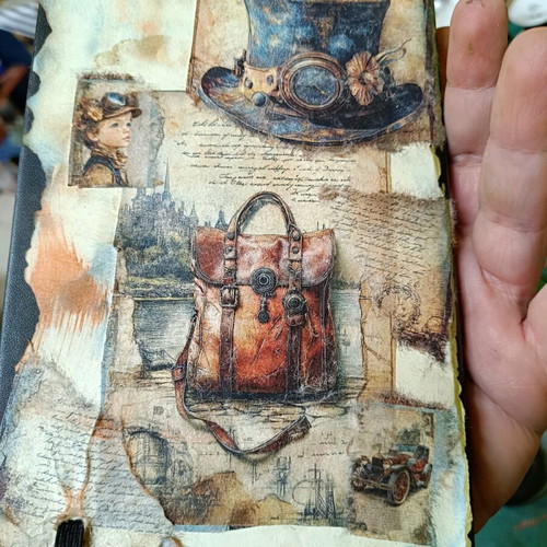 Vintage style notebook new without lines