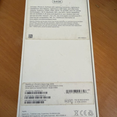 Apple iPhone X 64GB like new, black, graffiti