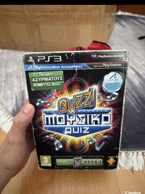 Buzz Music Quiz PS3 game used, case broken