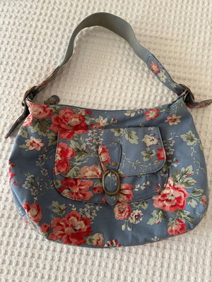Τσάντα ώμου Cath Kidston μεταχειρισμένη, vintage, μπλε