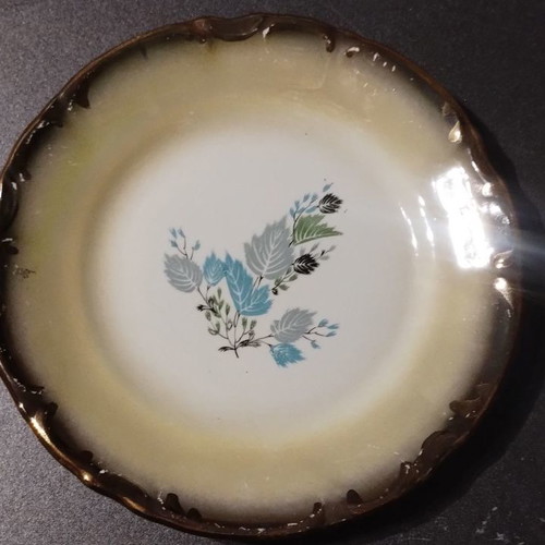 Dishes used, pack of 4, Austrian porcelain from the 1950s