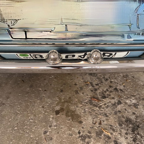 Φώτα πίσω πινακίδας Triumph Spitfire μεταχειρισμένα σαν καινούργιο, χρώμιο, 2 τεμάχια