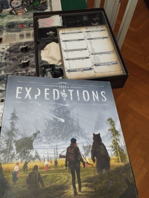 Expeditions 3D printed insert for board game