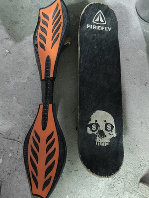 Skateboards μεταχειρισμένα, σετ δύο, 80cm x 20cm και 85cm x 22cm