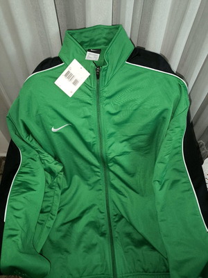 Nike green authentic tracksuit jacket 3XL new