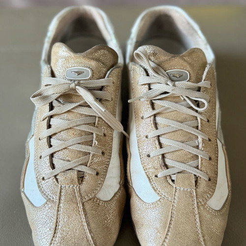 Alberto Guardiani sneakers athletic like new, size 38, gold and silver