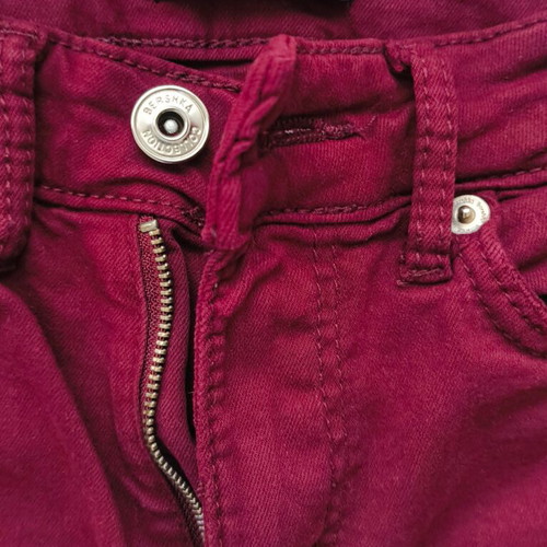 High-waisted red pants Bershka like new, size 36