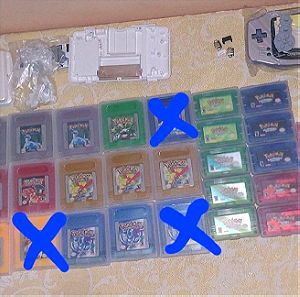 Κασέτες και εξαρτήματα Pokémon για Nintendo Gameboy Colour, Advance, SP