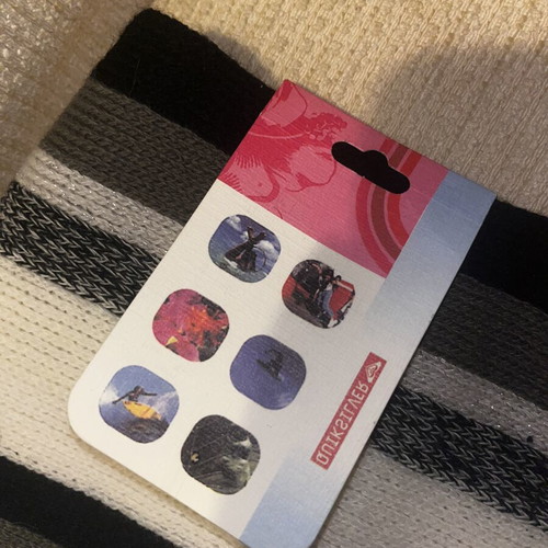 Quiksilver scarf new, black and white