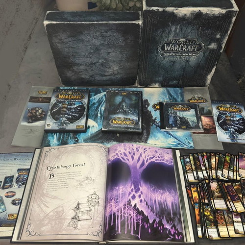 World of Warcraft Wrath of the Lich King Collector’s Edition new complete set