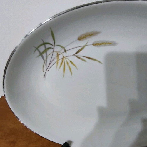 Oval serving platters KERAMIKOS used, classic design