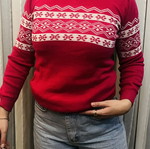 Pink blouse with subtle pattern