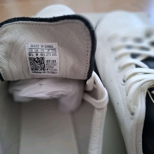 Adidas Stan Smith Yohji Yamamoto men's shoes white with black details like new