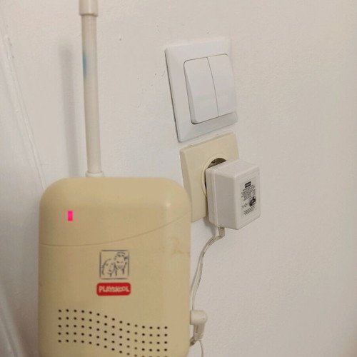 Playskool baby monitor used with sound