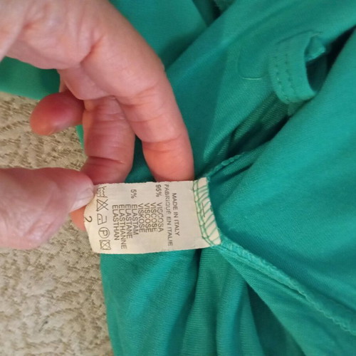 Salvari pants size M like new, cotton green