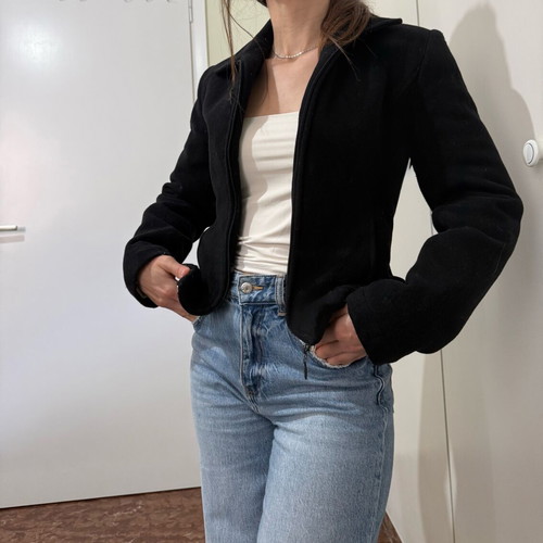 Wool jacket Toi&Moi black used, size S