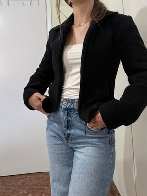 Wool jacket Toi&Moi black used, size S