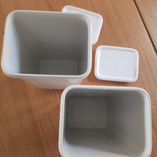 Vintage Douwe Egberts boxes like new, set of 2