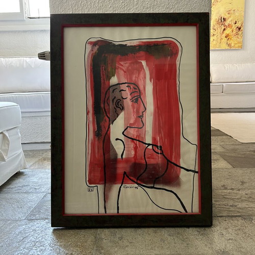 Painting Klaudios95 used, framed 60x80 cm