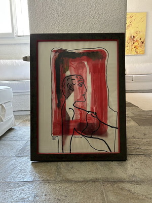 Painting Klaudios95 used, framed 60x80 cm