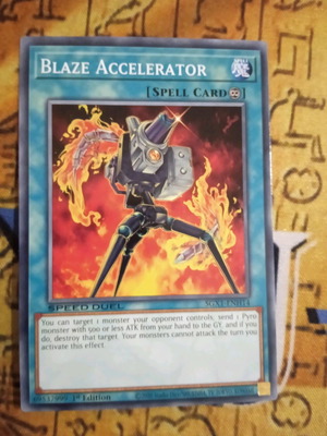 Blaze Accelerator μεταχειρισμένη Continuous Spell κάρτα Yu-Gi-Oh!