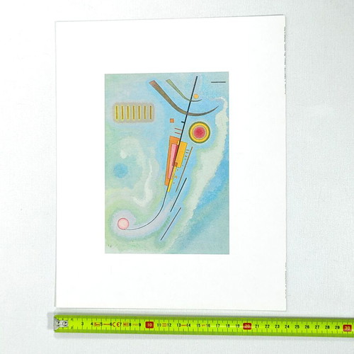 Vintage Art Print Wassily Kandinsky "Léger" 30x24 cm like new