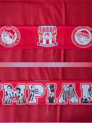 Olympiacos Scarf New 100 Years with Historical Moments