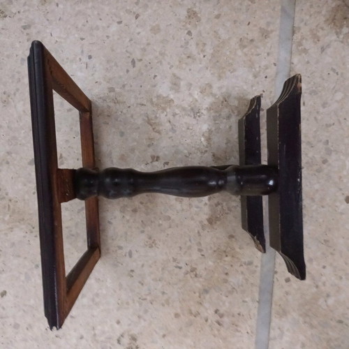 Side table with marble used with wear on legs