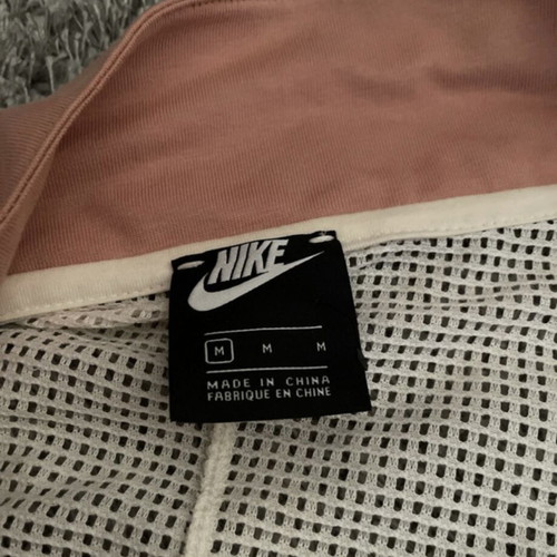 Nike jacket used, size M, white and pink