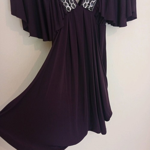 Summer women's dress purple like new, size M