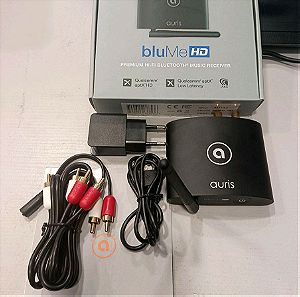 Auris Blume HD Long Range Bluetooth 5.0 Μουσικός δέκτης Hi-Fi Προσαρμογέας ήχου με ακουστικό DAC & AptX HD για οικιακό στερεοφωνικό, δέκτη AV ή ενισχυτή