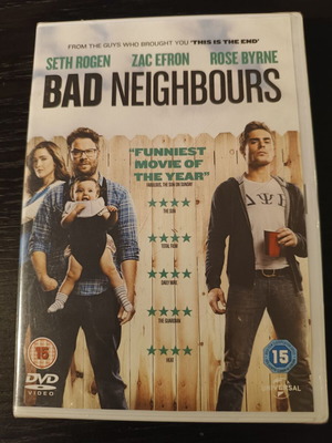 DVD Bad Neighbours new comedy movie with Seth Rogen, English subtitles