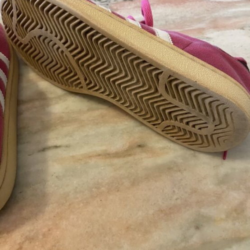 Adidas Superstar Fuchsia Suede athletic shoes size 37.5 used