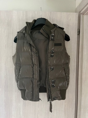 Moscow sleeveless jacket used, size XS, green