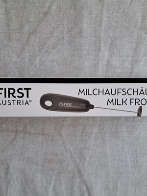 First Austria milk frother new, black