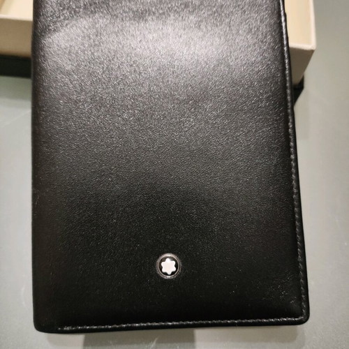 Montblanc wallet unused, black
