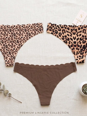 Women's lingerie new, pack of three size L multicolor