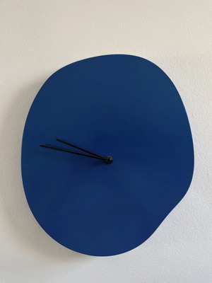 Ferm Living Melt Wall Clock blue like new