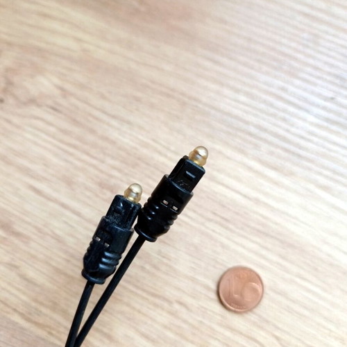 Optical digital audio cable 1m male to male