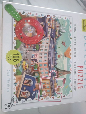 In Town puzzle 108 pieces like new