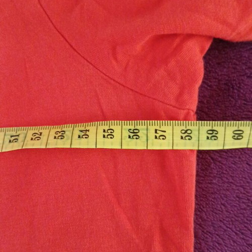 Guess men's t-shirt new, organic cotton, orange, XL