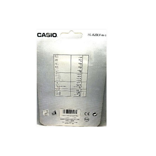 Casio Calculator HL-820LV-BK-S new Japan NEW NOS