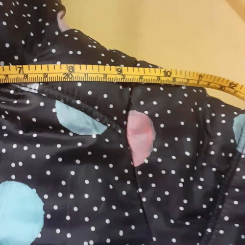 Zara BabyGirl Puffer Jacket with Hood like new, multicolor