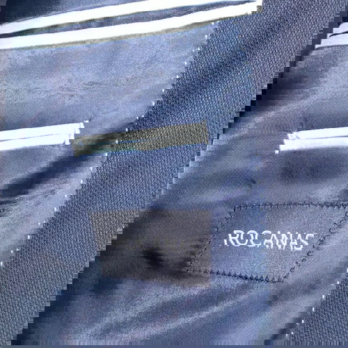 Ανδρικό σακάκι αφόρετο μπλε, φαρδιά γραμμή XL