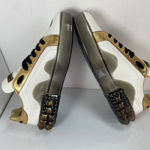 Dolce & Gabbana Portofino Crystal Stud sneakers size 40 like new, white