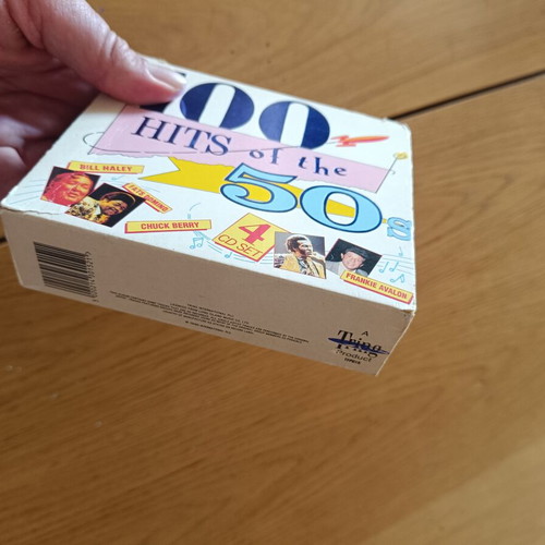 100 Hits of the 50s Rock CD set used, 4 discs