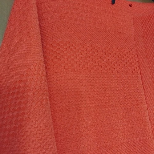 Orange blouse with 3/4 sleeves like new, size XL