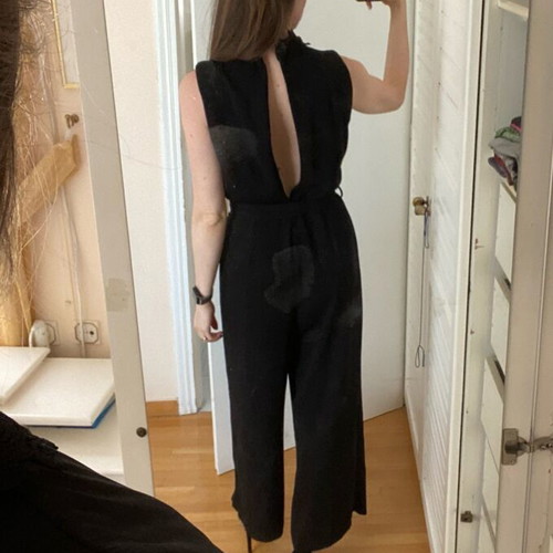 Zara black jumpsuit like new, size M