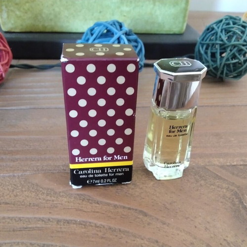 Vintage Herrera for Men Miniature Eau de Toilette 7ml new
