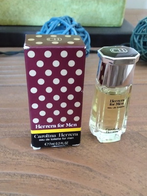 Vintage Herrera for Men Miniature Eau de Toilette 7ml new